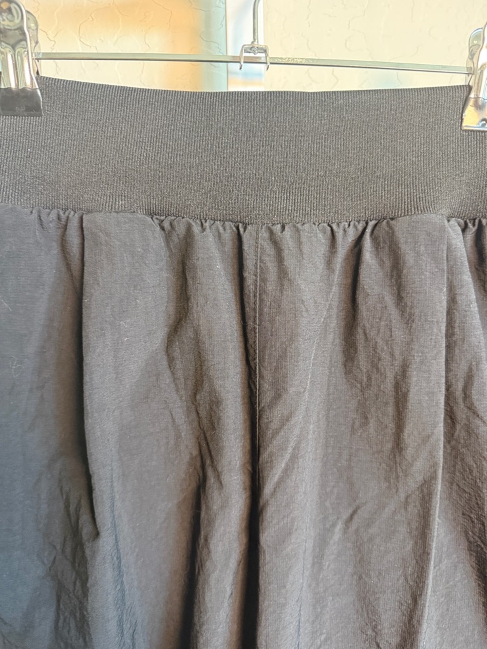 Zara Black Wide-Leg Casual Pant with pockets Tall Girl Friendly size M - Picture 3 of 9